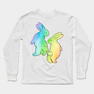 Twin Bunnies Long Sleeve T-Shirt